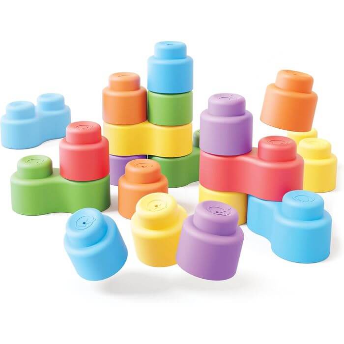 Momy Soft Quercetti Mattoncini Morbidi 24 Pezzi 4142 - immagine 3