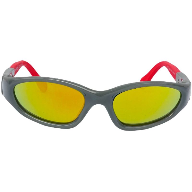 Occhiali Da Sole Grigio-Rosso