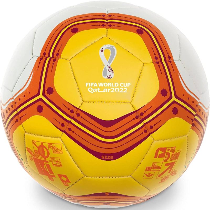 Pallone Calcio Mondiali Qatar 2022 Al Bidda Ufficiale Due Colori