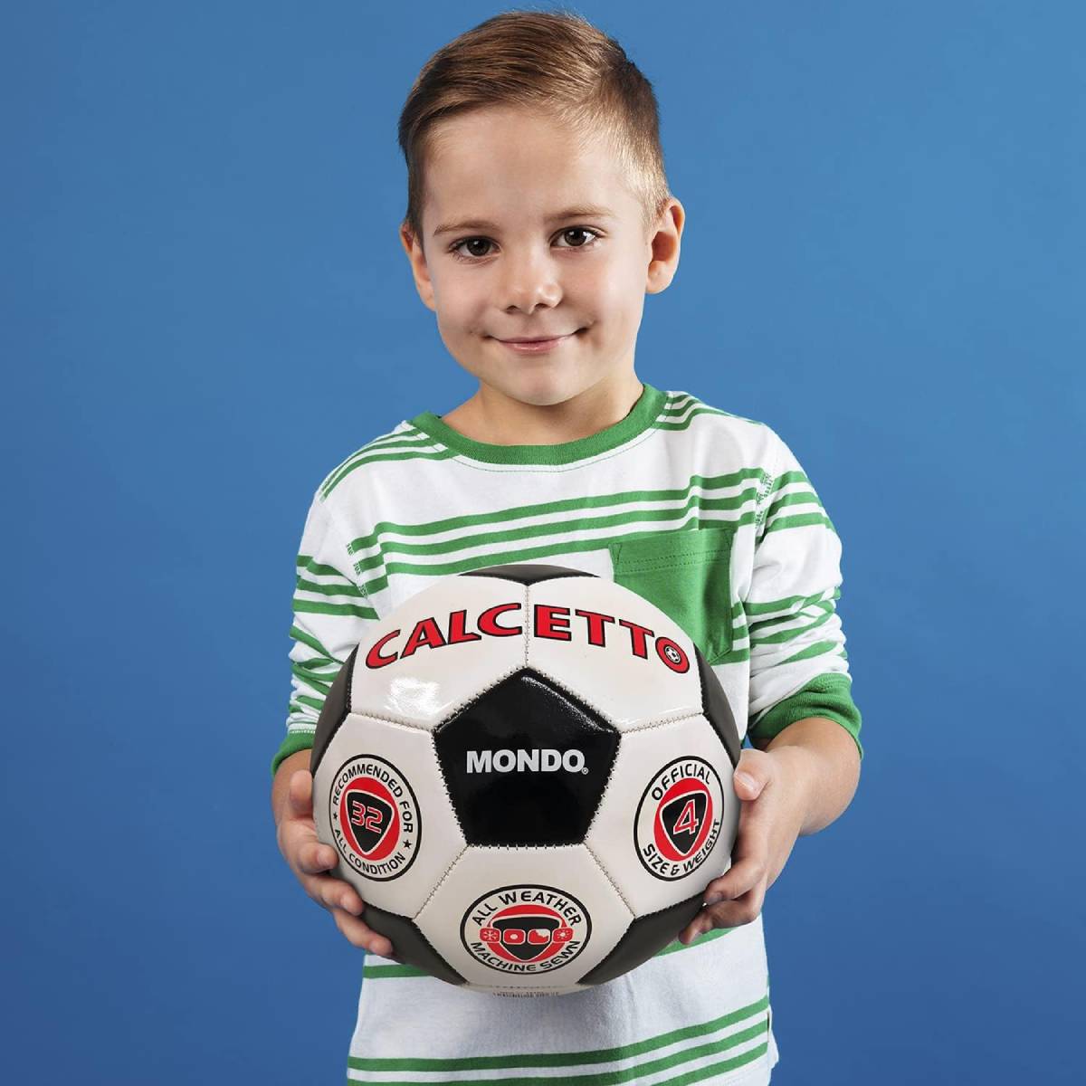 Pallone Da Calcetto Bianco E Nero Misura 4 - immagine 6