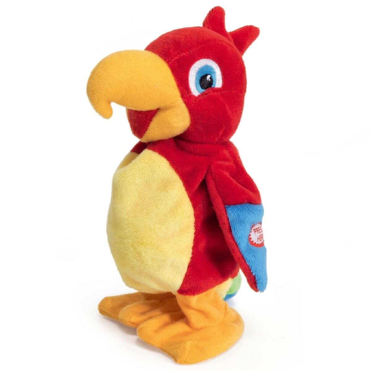 Pappagallo Peluche Ripetix Interattivo Parlante