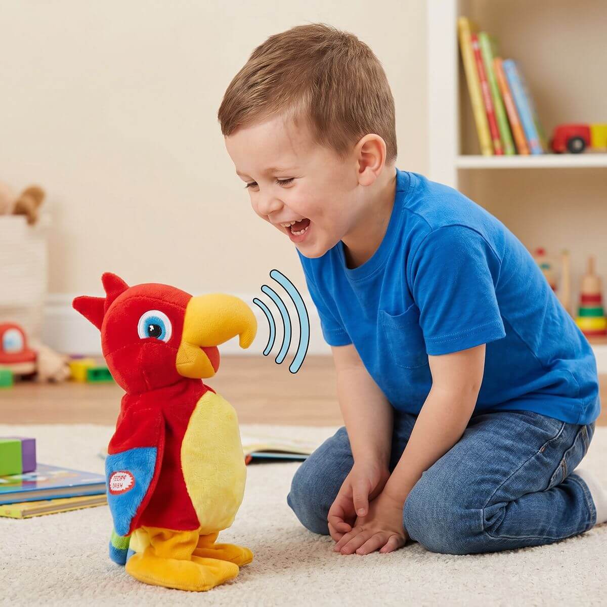 Pappagallo Peluche Ripetix Interattivo Parlante - immagine 3