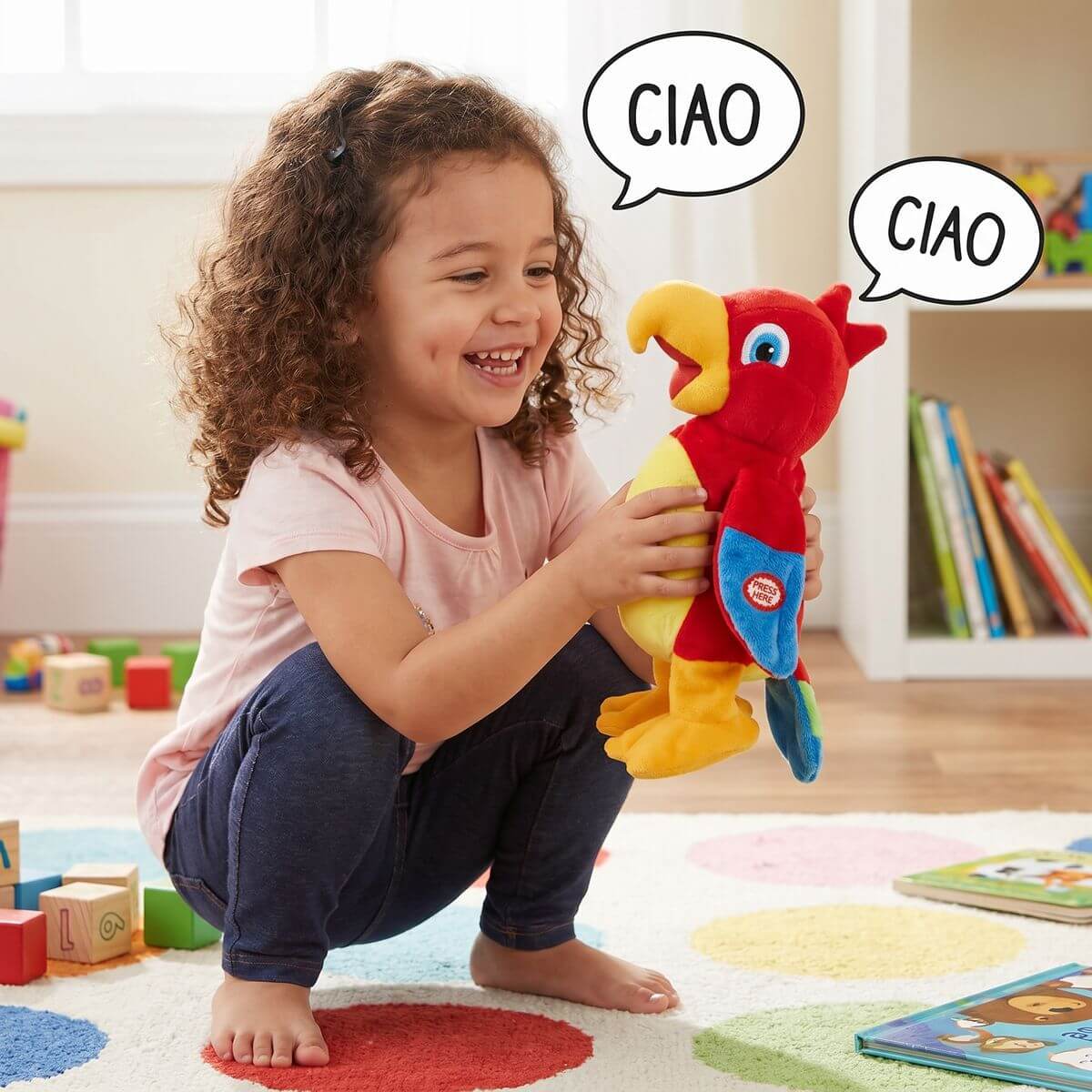 Pappagallo Peluche Ripetix Interattivo Parlante - immagine 4