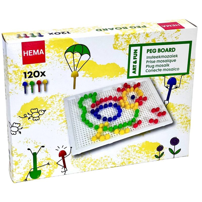 Peg Board 120 Chiodini In 4 Colori 0060