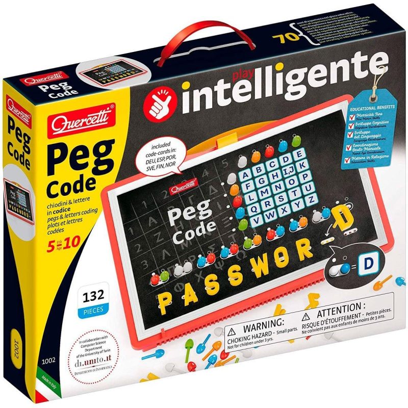 Peg Code Chiodini e Lettere Coding Per Bambini 1002
