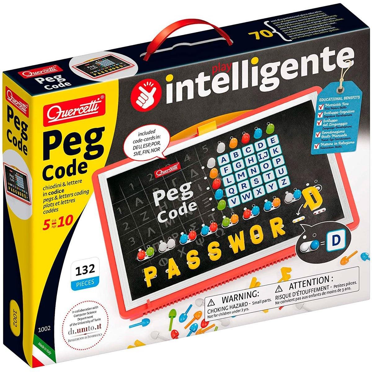 Peg Code Chiodini e Lettere Coding Per Bambini 1002