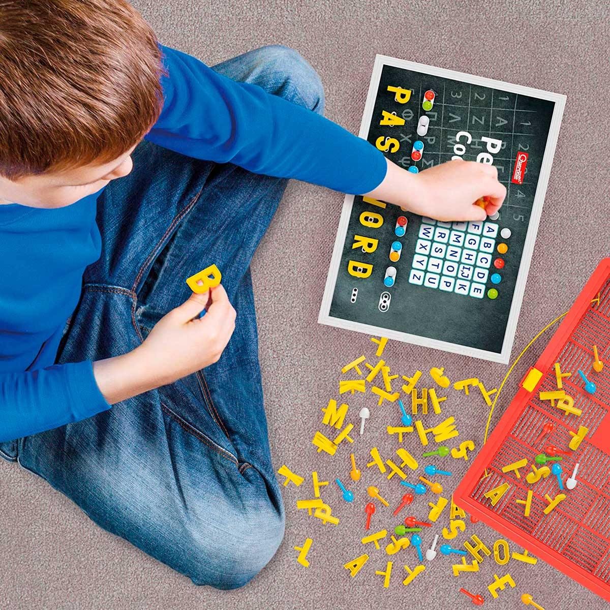 Peg Code Chiodini e Lettere Coding Per Bambini 1002 - immagine 4