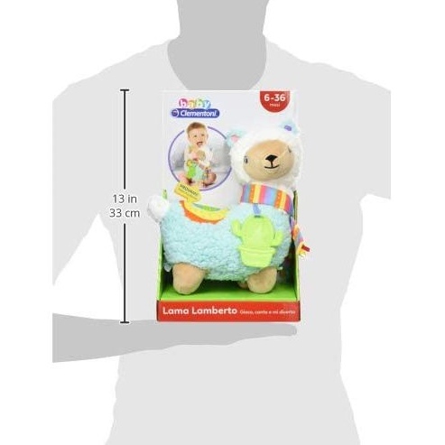 Peluche Dolce Lama Per Neonati Con Melodie e Ciondolo - immagine 6
