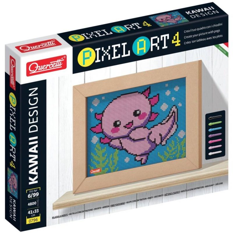 Pixel Art 4 Kawaii Design Axolotl Chiodini 0796