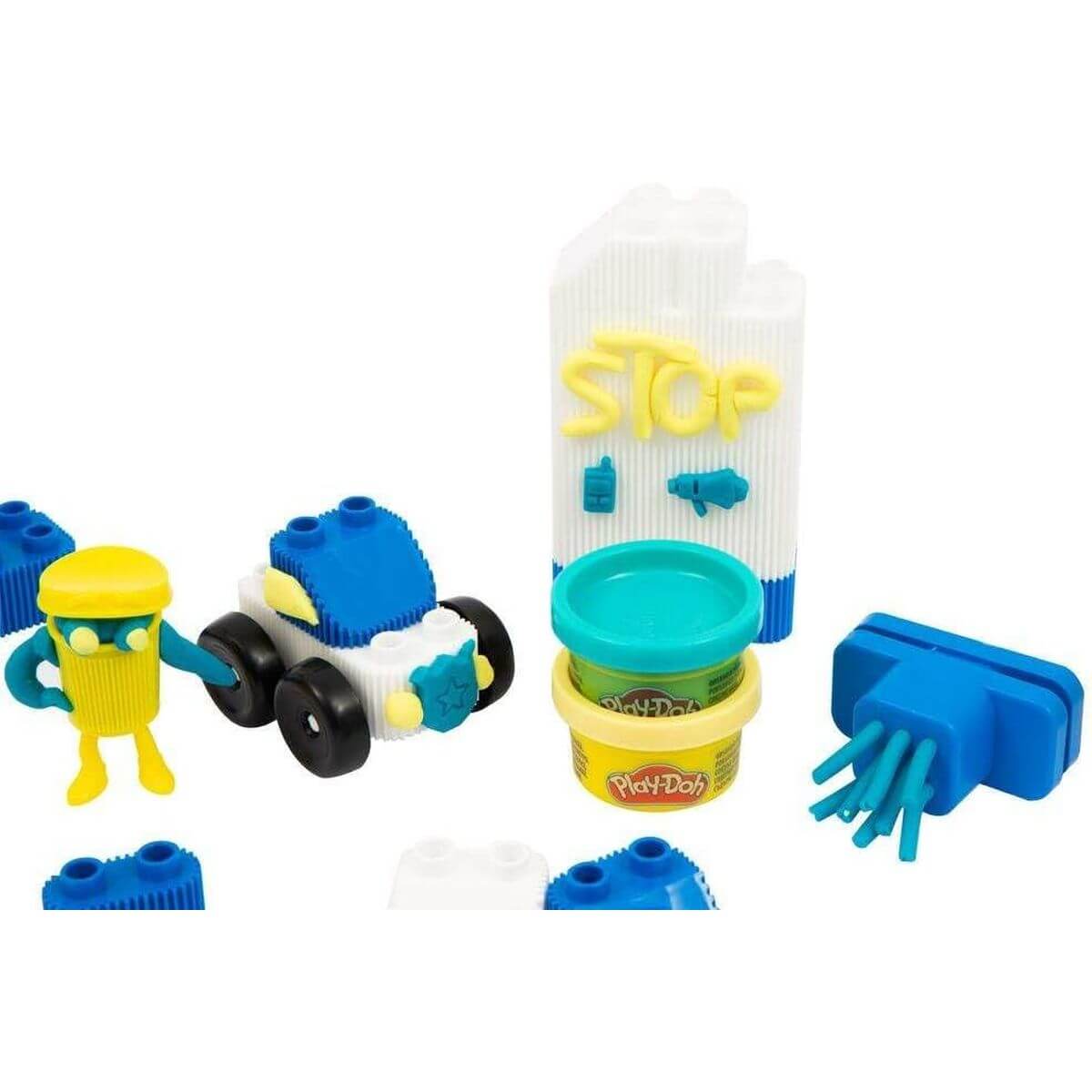 Play Doh Blocks Set Stazione di Polizia 60 Pezzi - immagine 4