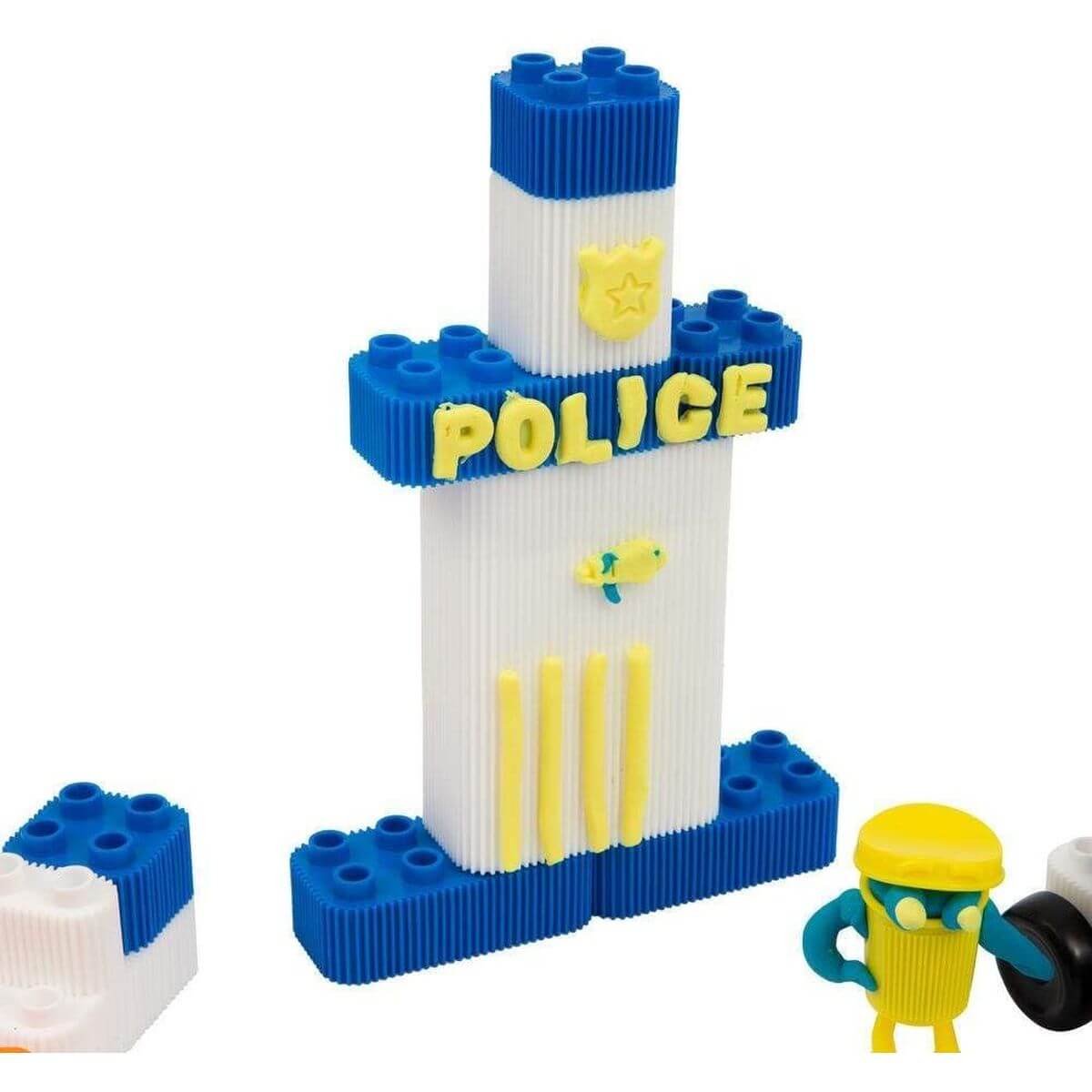 Play Doh Blocks Set Stazione di Polizia 60 Pezzi - immagine 5