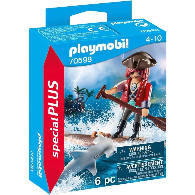 Playmobil Special Plus 70598 Pirata E Squalo