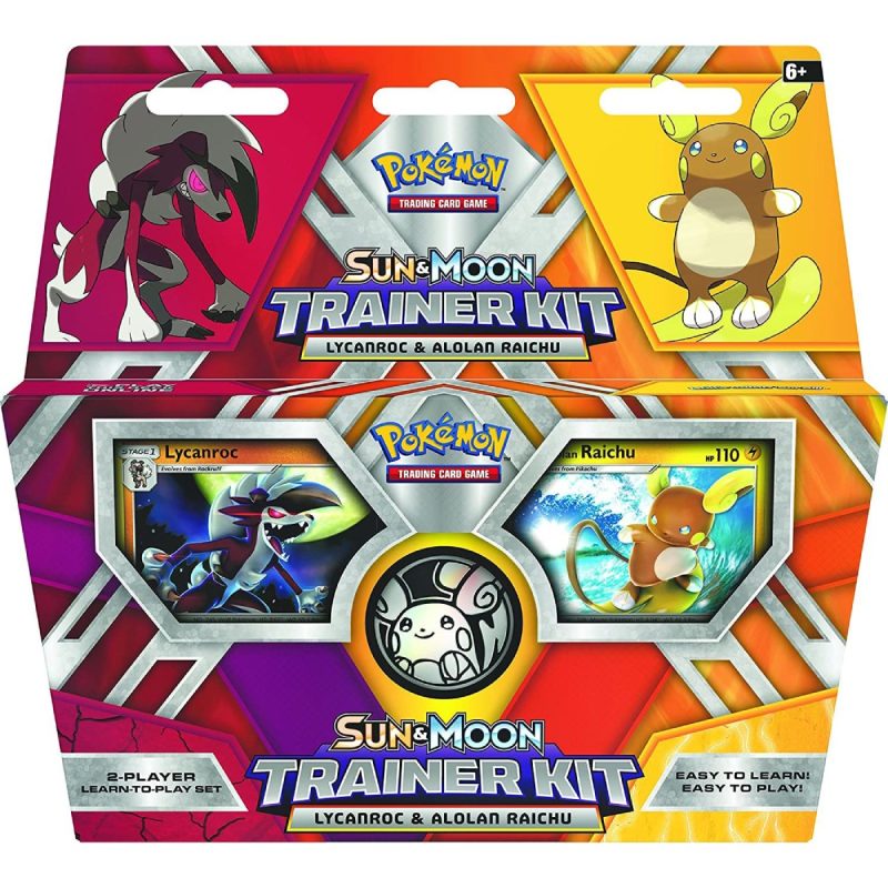 Pokémon Sole E Luna Trainer Kit Lycanrock/Raichu