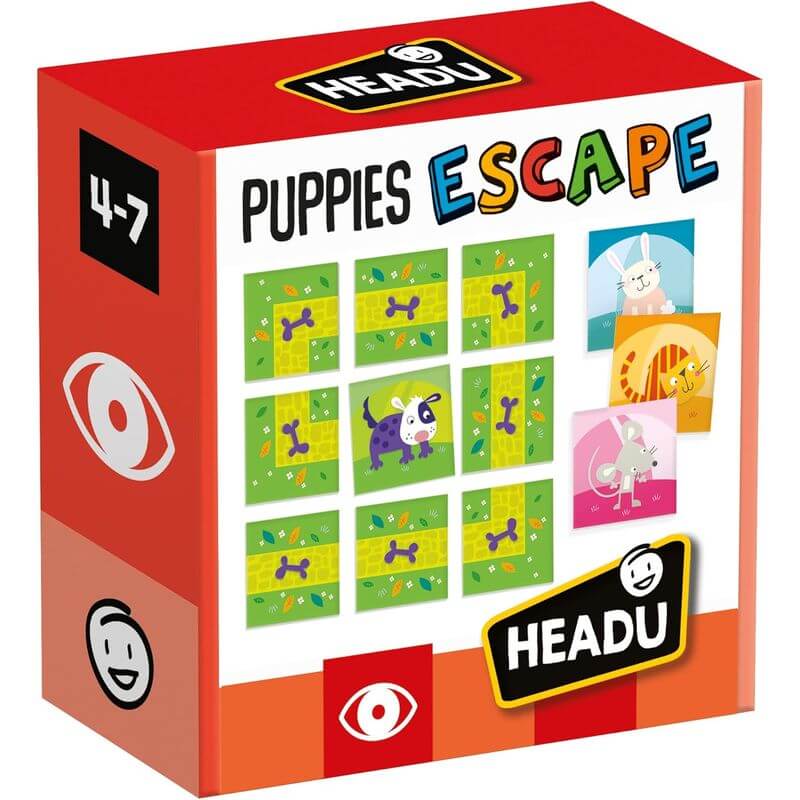 Puppies Escape Gioco Educativo 4-6 anni Headu