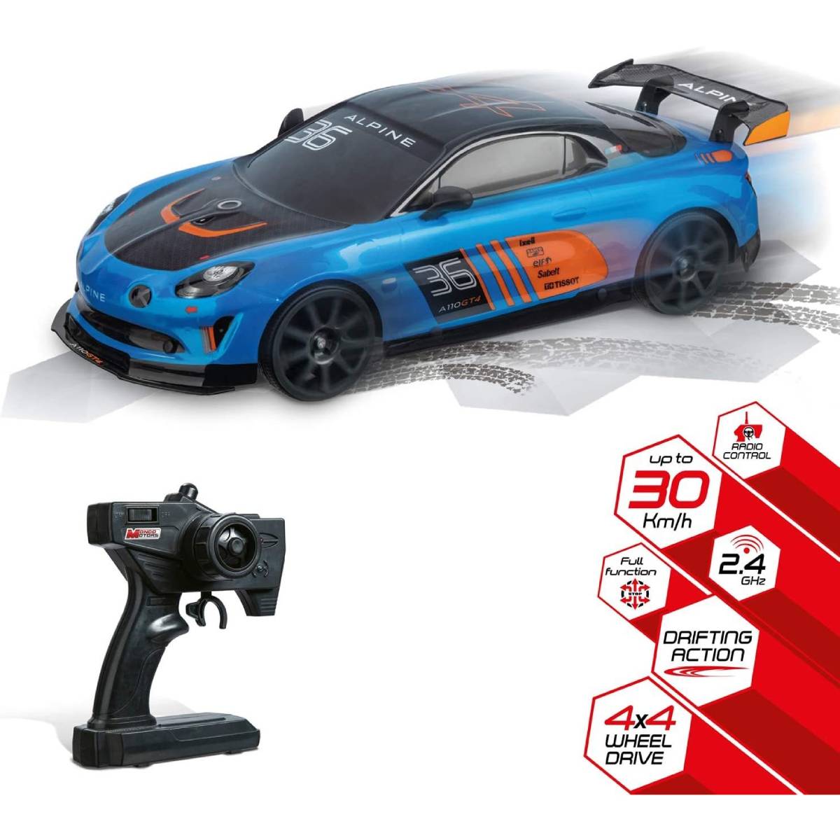 Racing Renault Alpine Gt4 Radiocomandata - immagine 3
