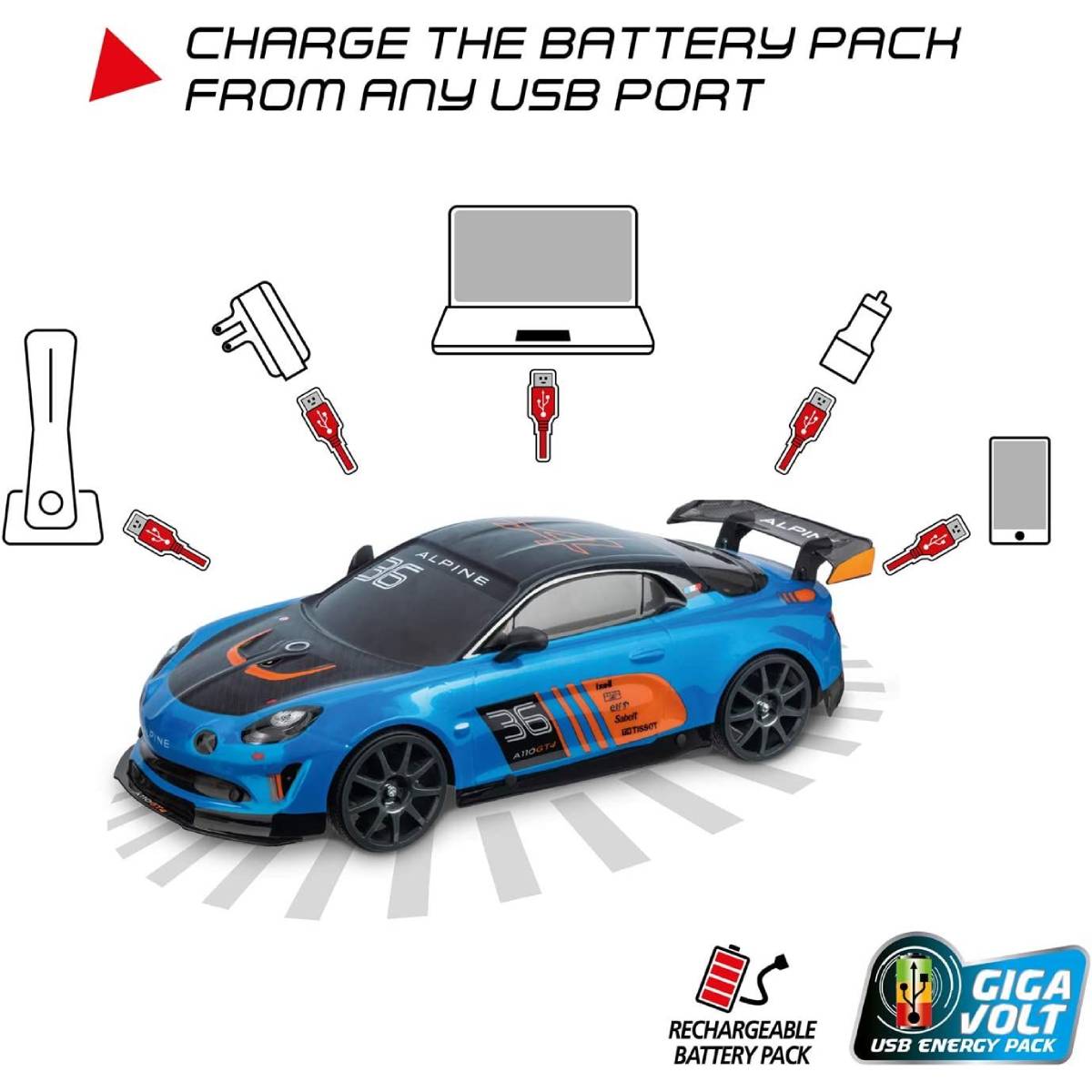 Racing Renault Alpine Gt4 Radiocomandata - immagine 4