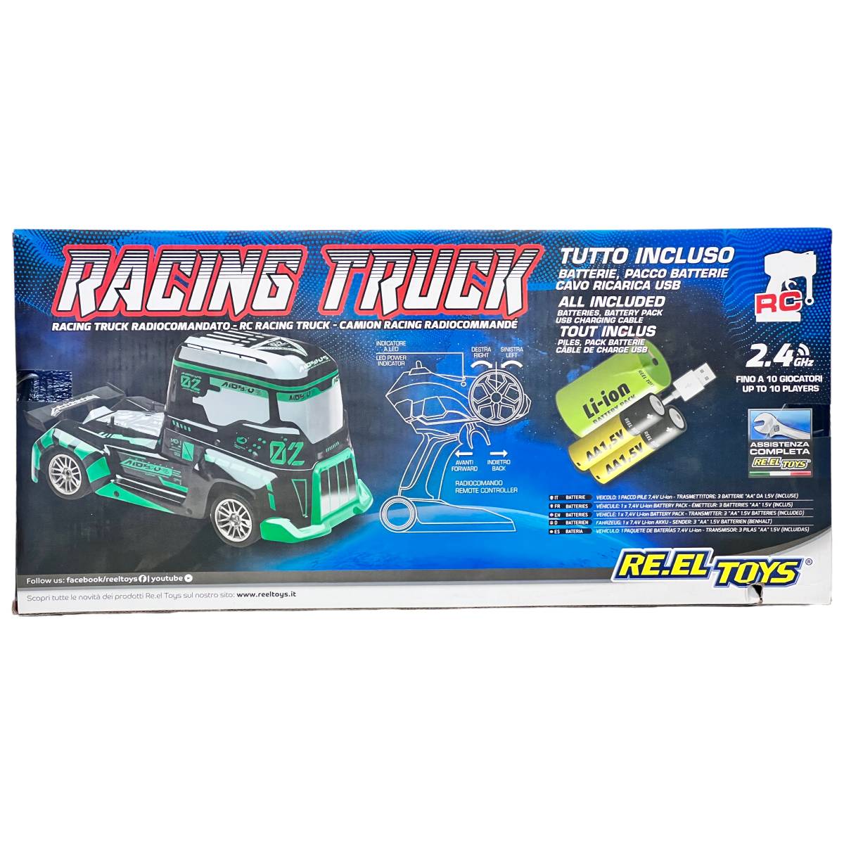 Racing Truck Verde Radiocomando Con Usb - immagine 5
