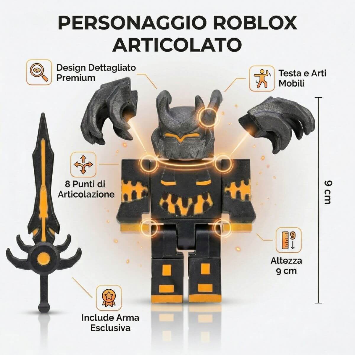 Roblox Set 2 Personaggi Articolati 9 Cm Jazwares - immagine 10