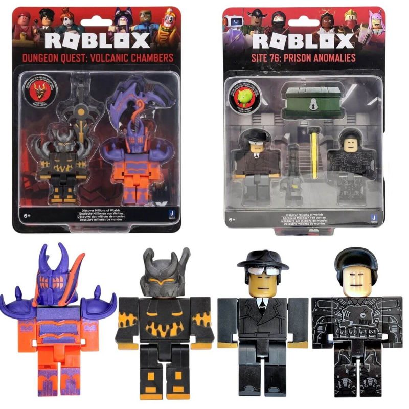 Roblox Set 2 Personaggi Articolati 9 Cm Jazwares