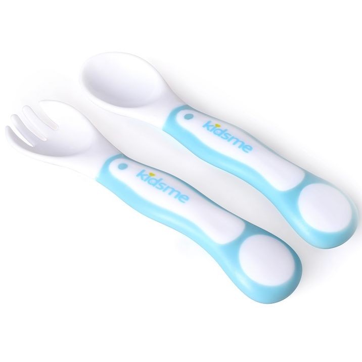 Set Cucchiaio e Forchetta Per Bambini Azzurro 9831AQ