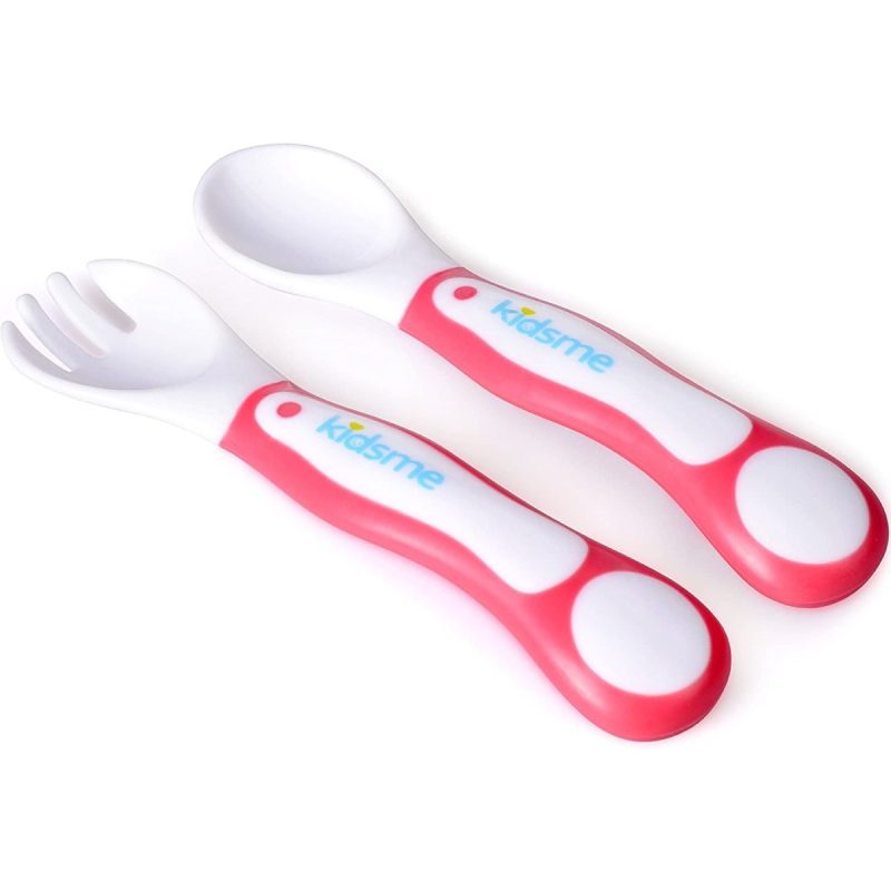Set Cucchiaio e Forchetta Per Bambini Rosa 9831LA