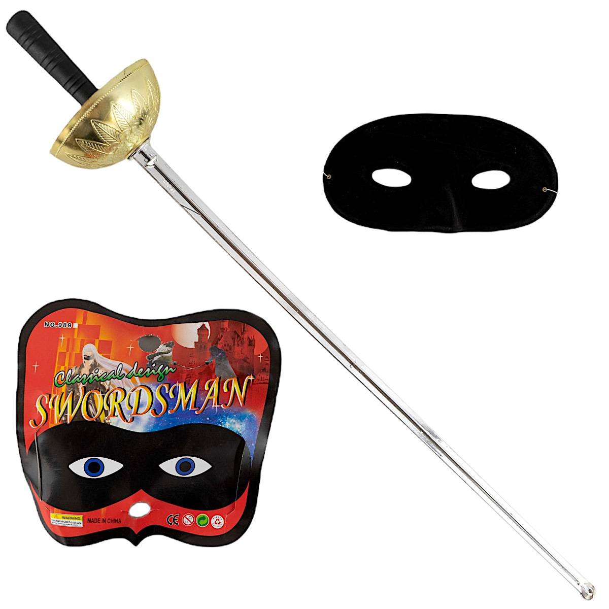 Spada E Maschera Da Bandito - immagine 2