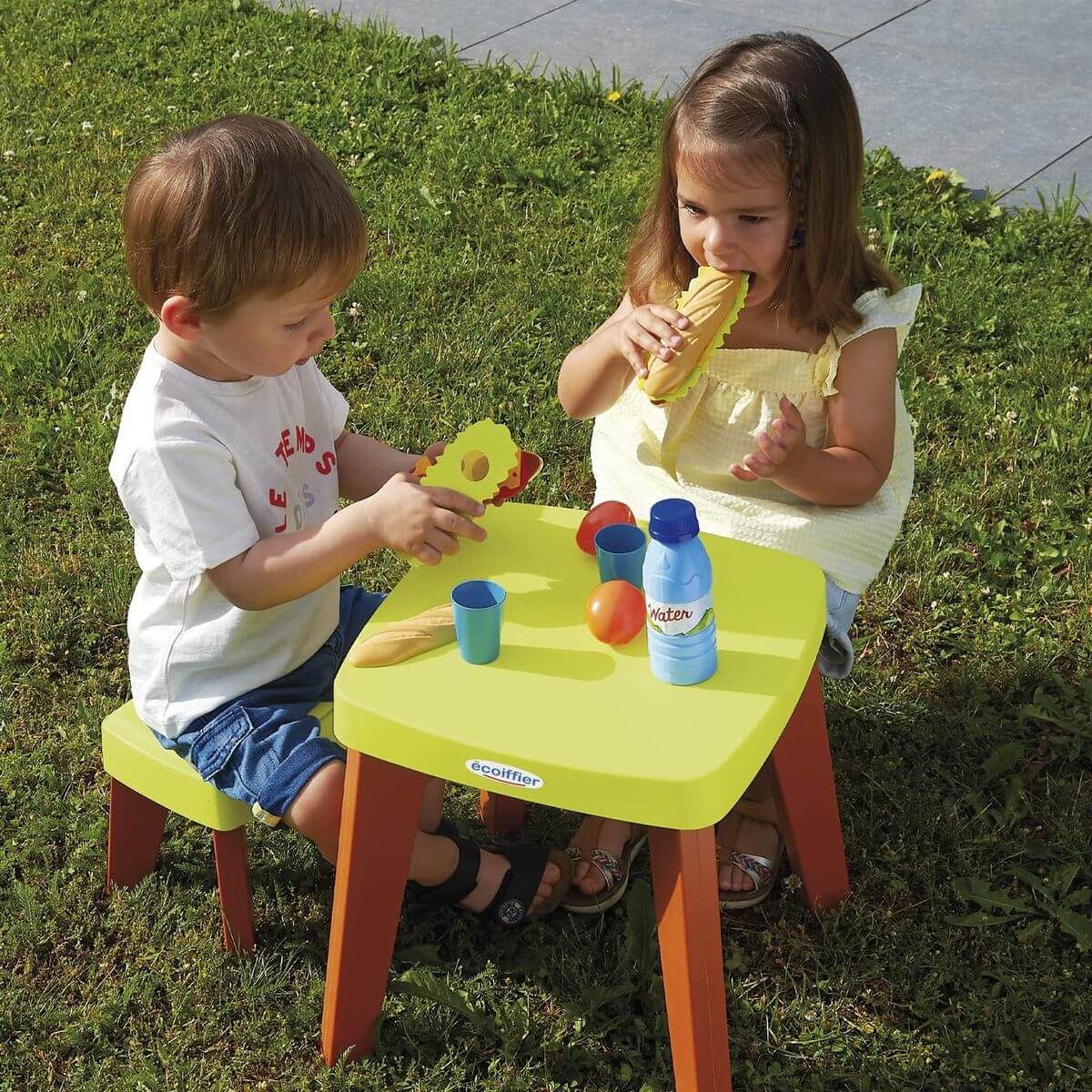 Tavolo Pic Nic con Sgabelli e Accessori Ecoiffier - immagine 6