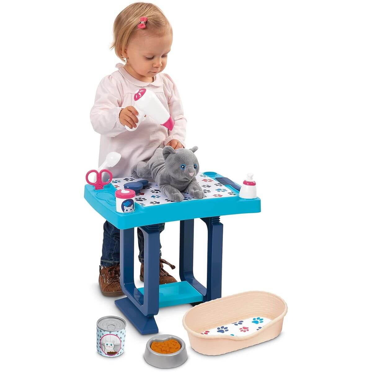 Tavolo Toelettatura Veterinario con Gatto Peluche - immagine 2