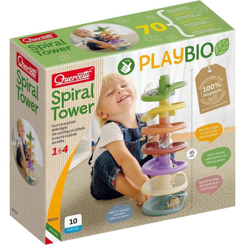Torre a Spirale Pista per Biglie Per Bambini Da 1 Anno