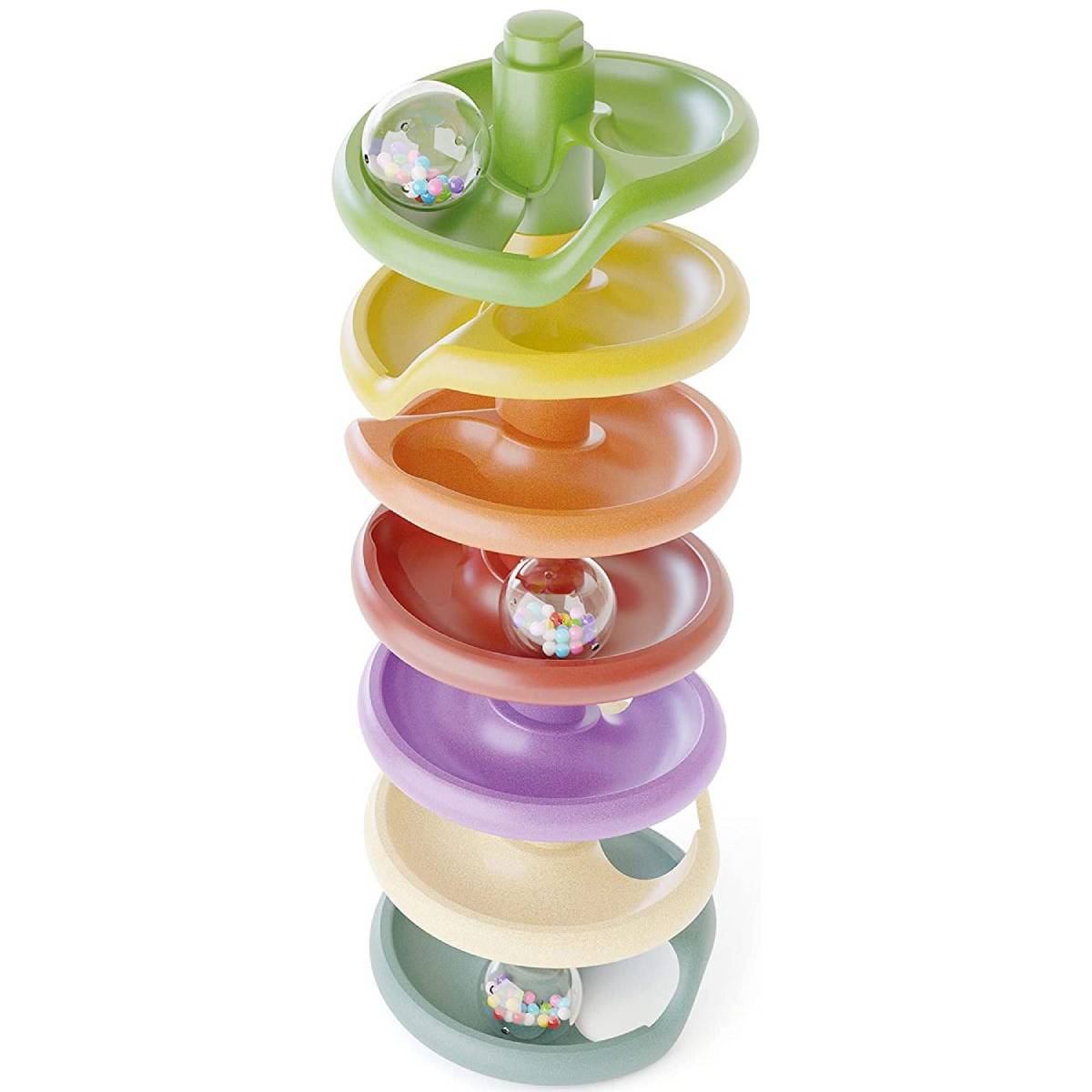 Torre a Spirale Pista per Biglie Per Bambini Da 1 Anno - immagine 2