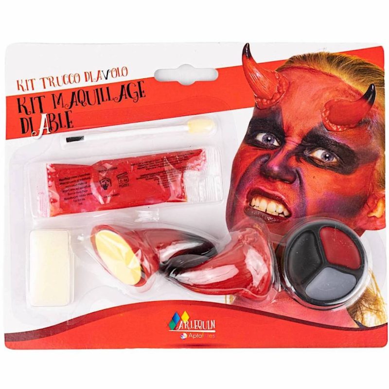 Trucchi Carnevale Make Up Trucco Per Faccia Da Diavolo