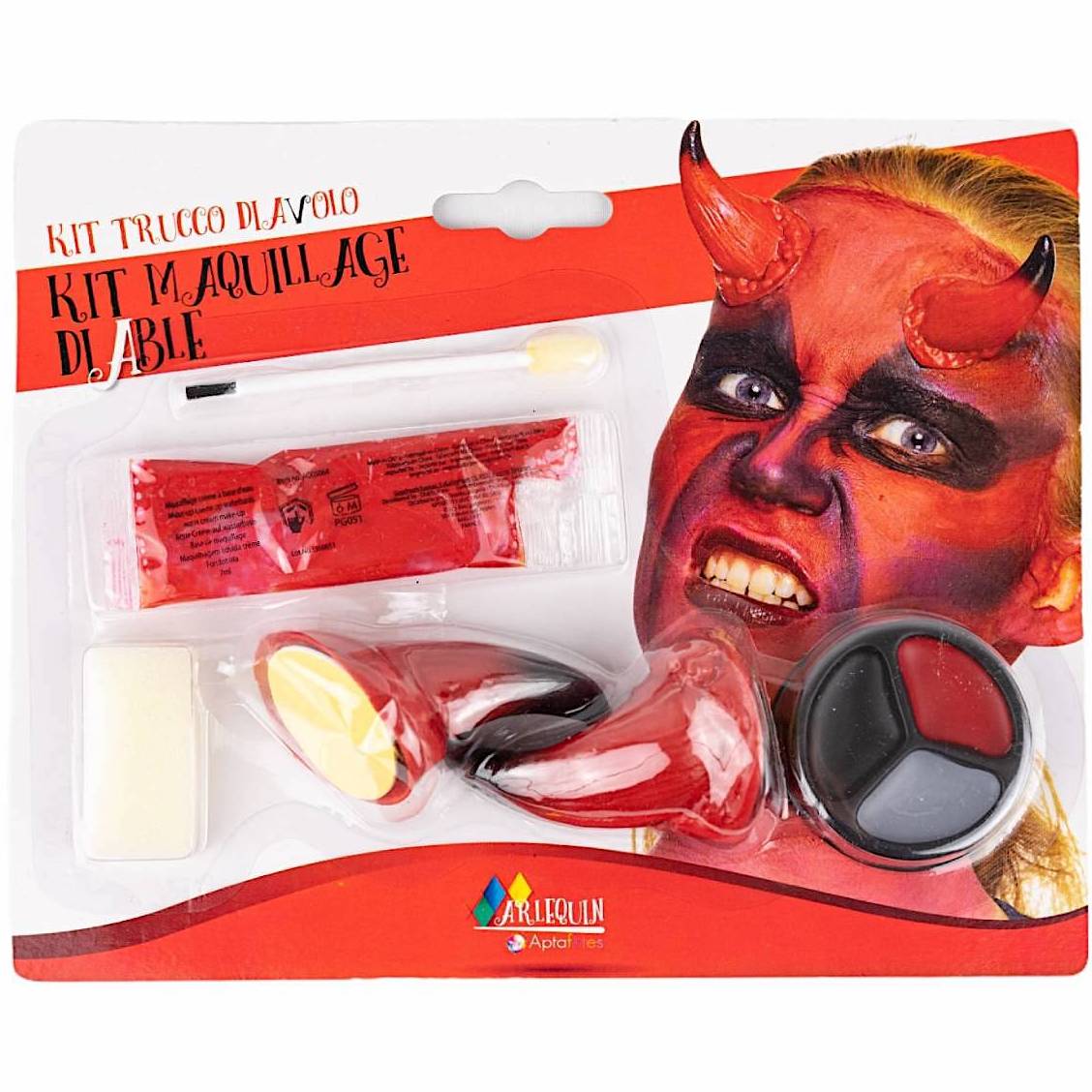 Trucchi Carnevale Make Up Trucco Per Faccia Da Diavolo