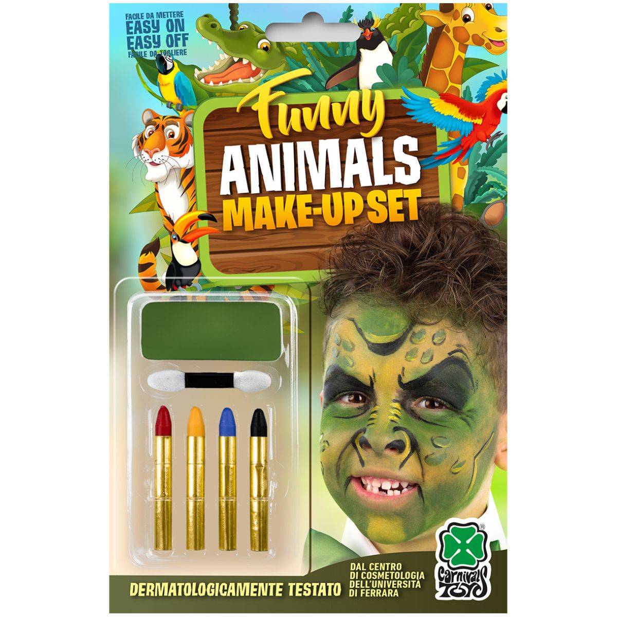 Trucchi Carnevale Make Up Trucco Per Faccia Funny Animal Coccodrillo