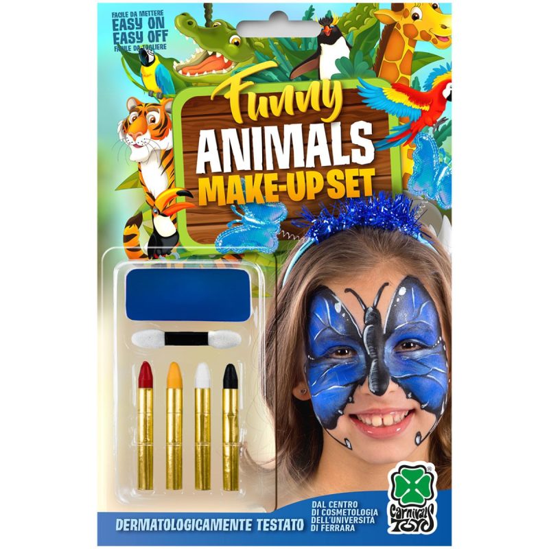 Trucchi Carnevale Make Up Trucco Per Faccia Funny Animal Farfallina