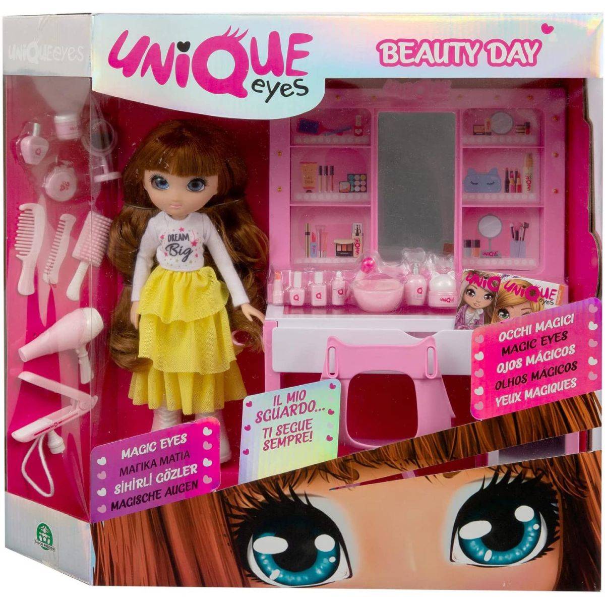 Unique Eyes Bambola Sofia Con Salone Di Bellezza - immagine 2