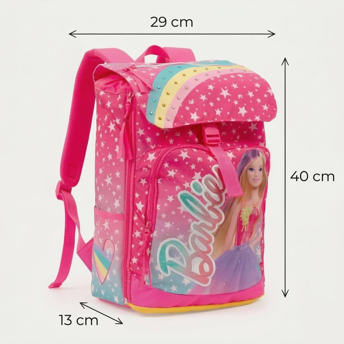 Zaino Barbie Estensibile Round Scuola Elementare - immagine 6