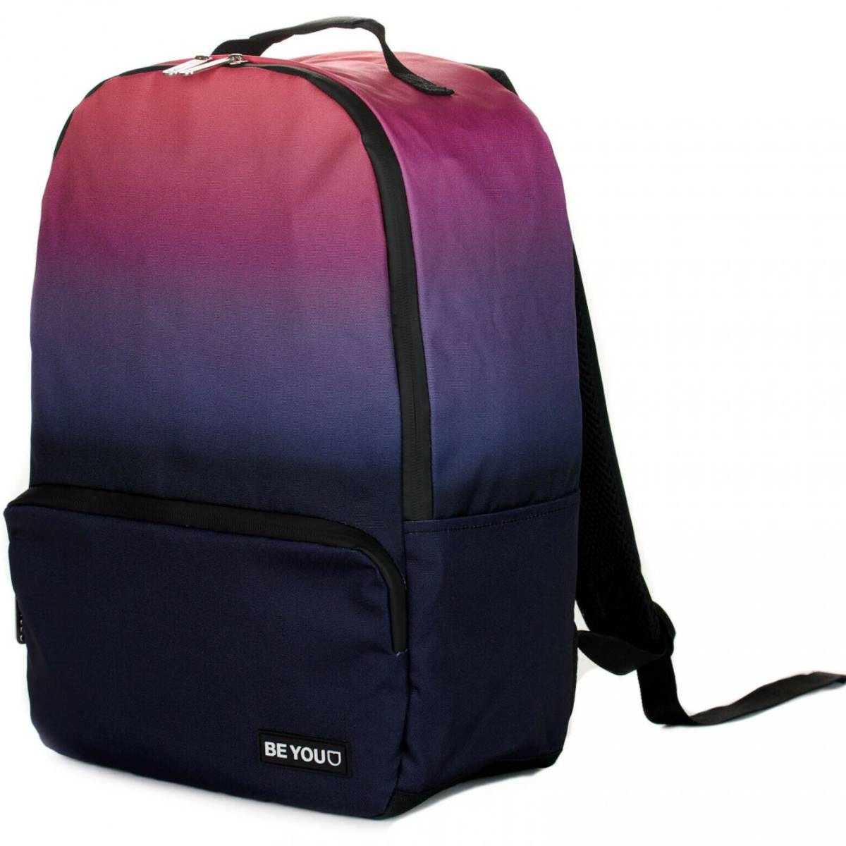 Zaino Be You Americano Nero-Fucsia