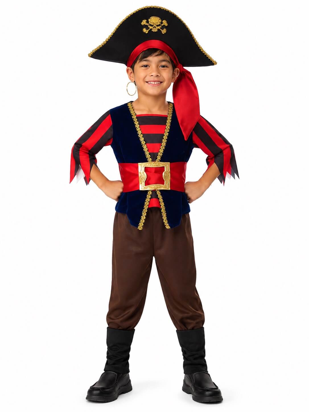 Costume Pirata Bambino Compagno Bucaniere Rubie's 7 anni