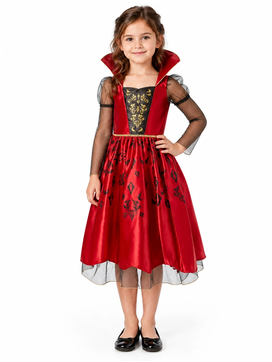 Costume da Vampira per Bambina 300417 5-6 anni