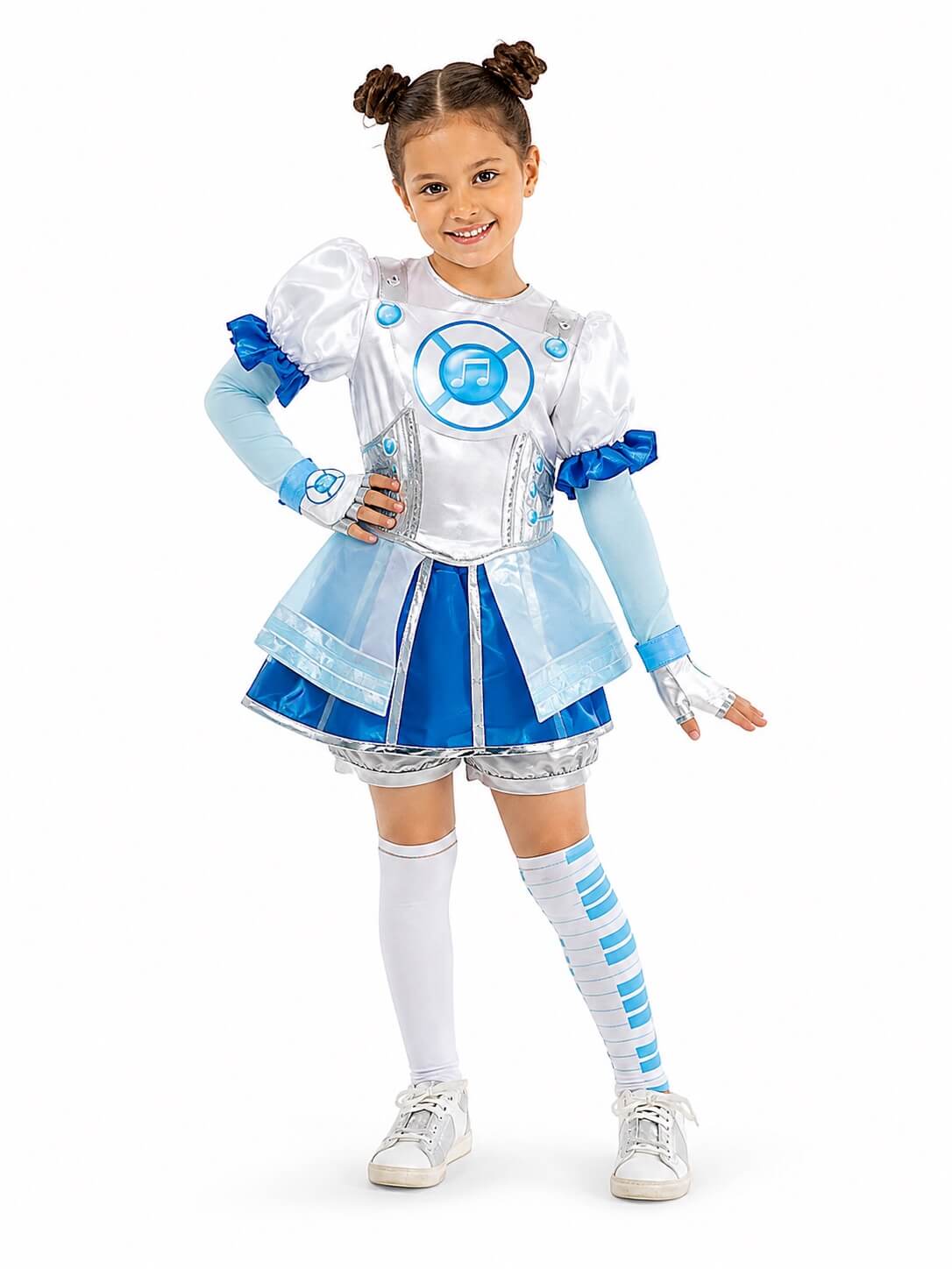 Costume Jasmine Miracle Tunes Bambina con Cuffie 5 anni