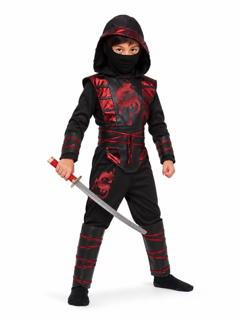 Costume da Ninja Fighter Bambino 3-4 Anni