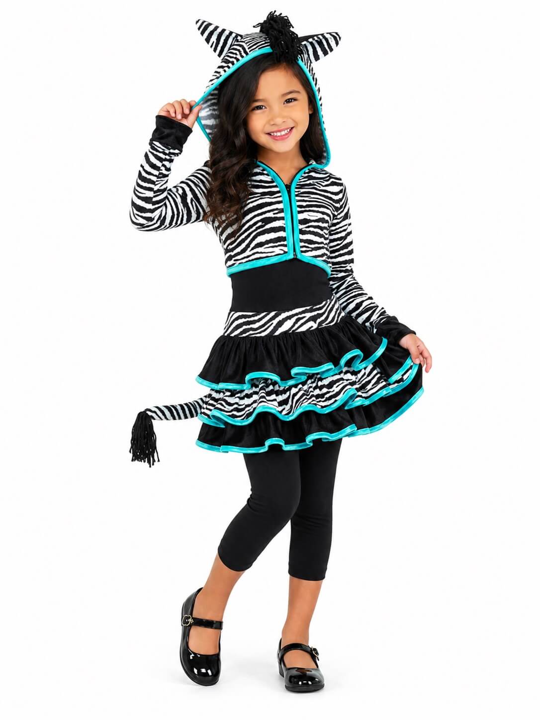 Costume Zebra Bambina Rubie's Drama Queens 6 Anni