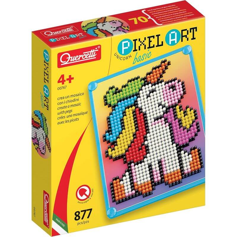 Chiodini Pixel Art Unicorno Quercetti 0767