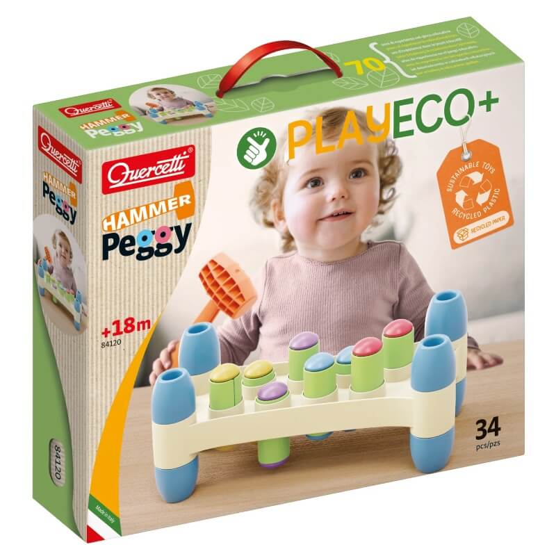 Hammer Peggy Gioco con Martello e Chiodi Età 18+ Mesi