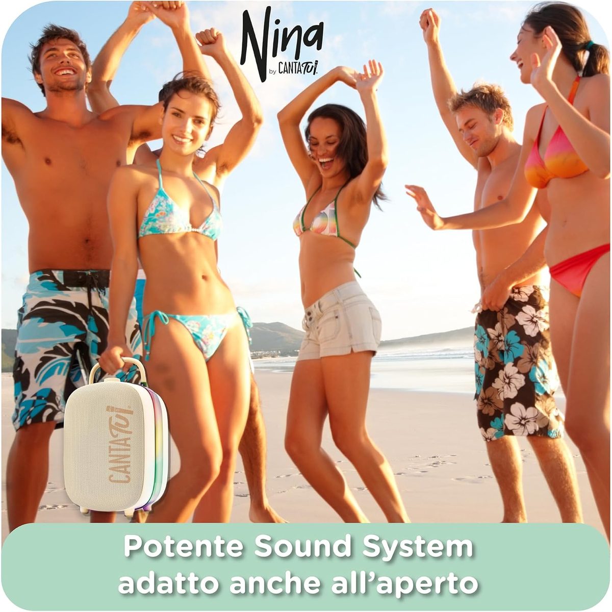 Canta Tu Nina potente sound system adatto anche all'aperto