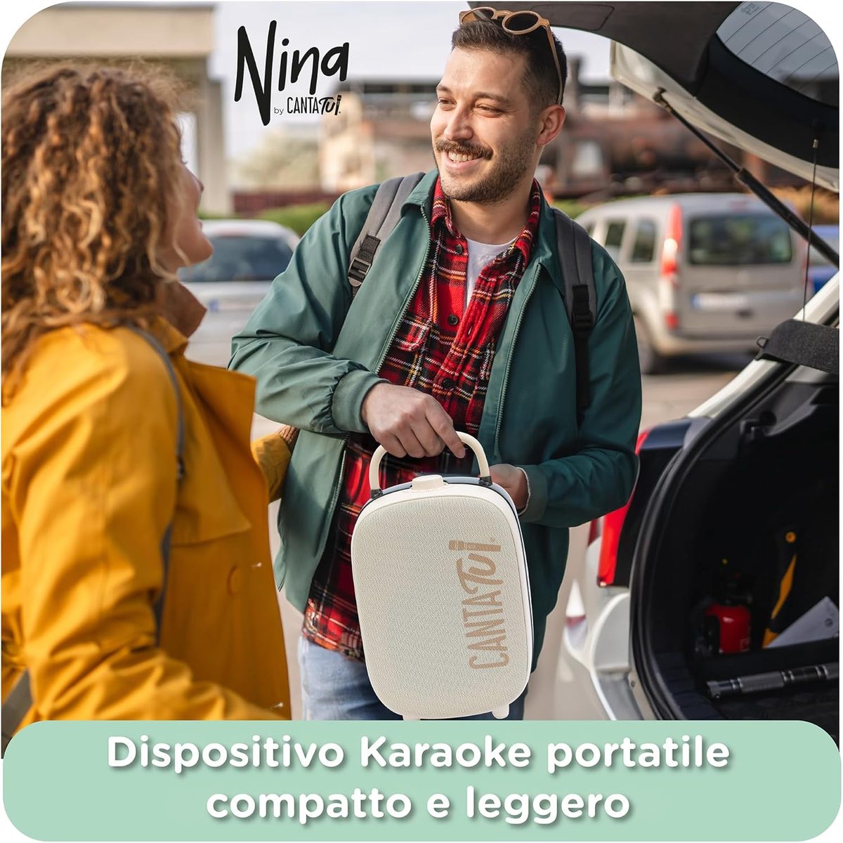 Canta Tu Nina dispositivo karaoke portatile compatto e leggero