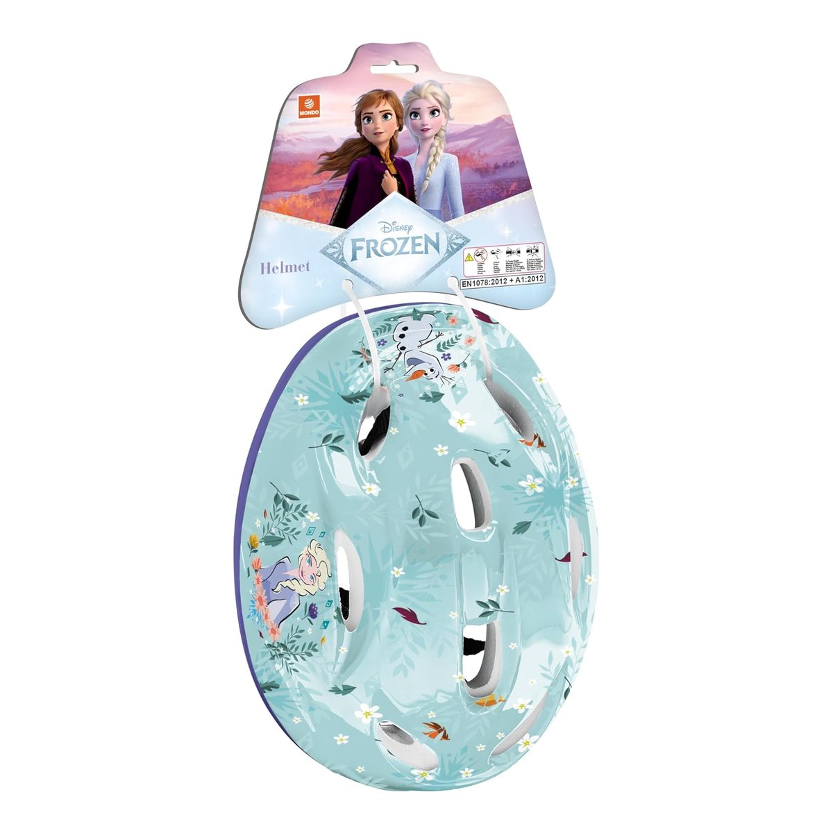 Caschetto bimba Frozen nella confezione Disney con prese d'aria