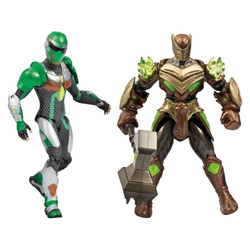 Set Gormiti Glen e Rockard: le due action figure da 15 cm affiancate su sfondo bianco