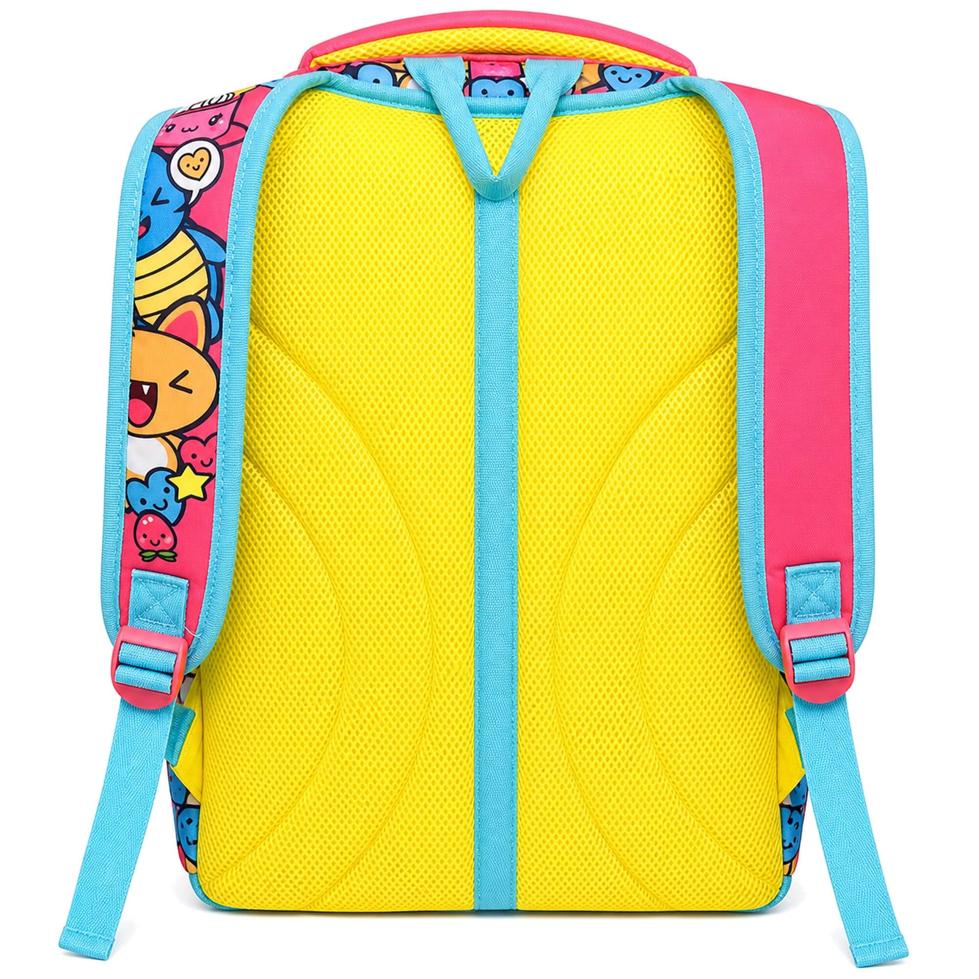 Zaino Trap GoPop 3 Scomparti Estensibile Porta PC Scuola Tempo Libero parte posteriore