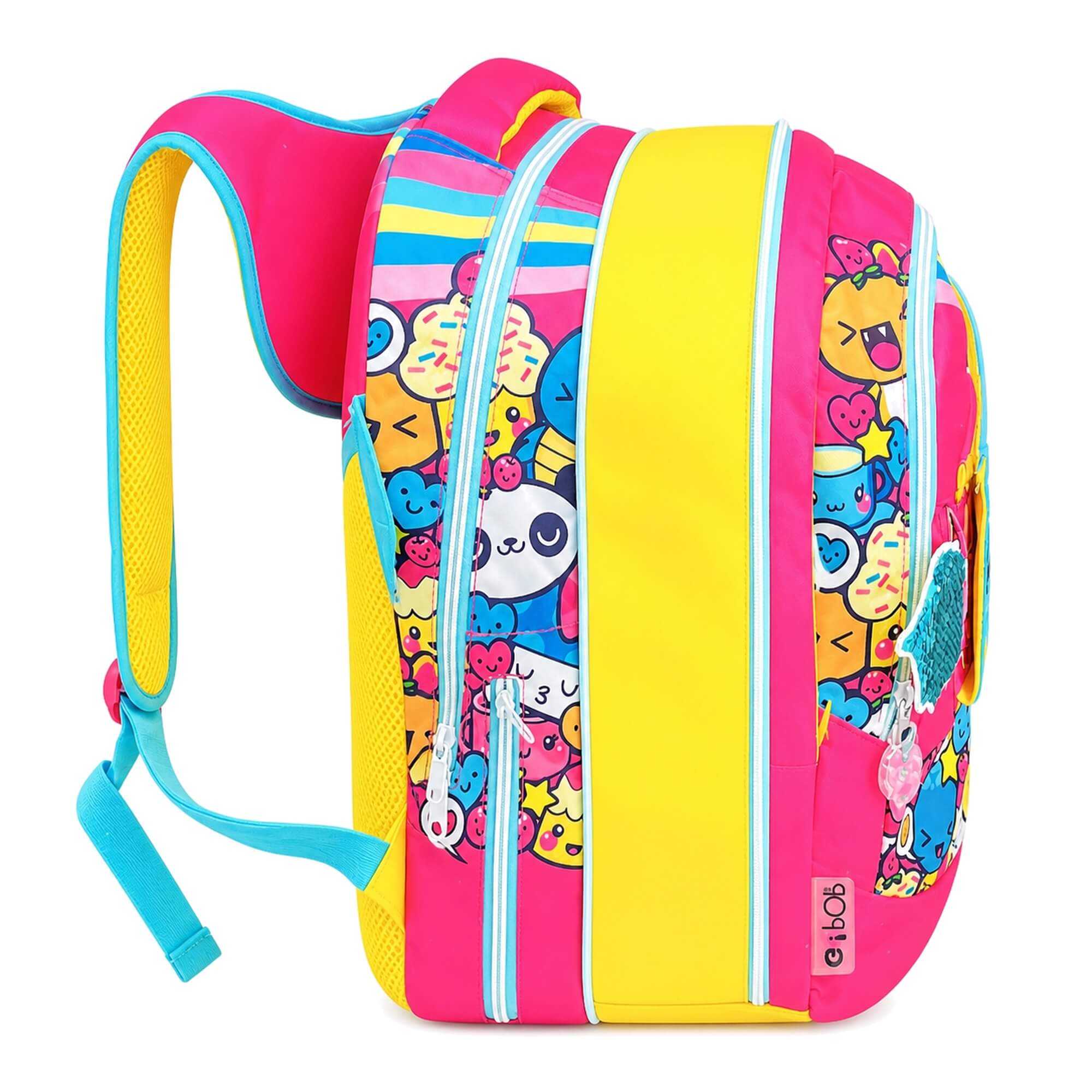 Zaino Trap GoPop 3 Scomparti Estensibile Porta PC Scuola Tempo Libero parte laterale